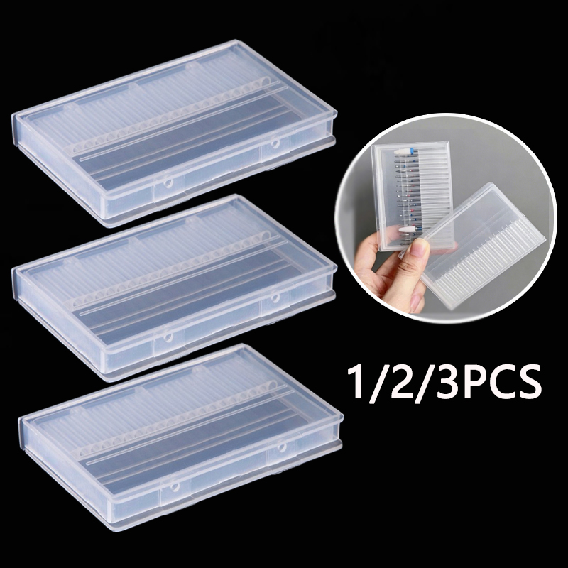 Gaming Accessories Rack - 1/2/3 SZT. Przezroczysty pojemnik na wiertła