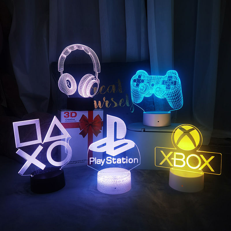 Accessories For Your Gaming Room - Lampa, Lampka Nocna, Lampka Stołowa 3D