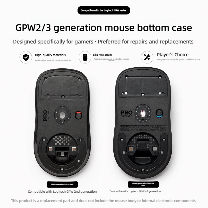 Zamienna dolna obudowa myszy d – Logitech Mouse G Pro X Superlight recenzja i cena