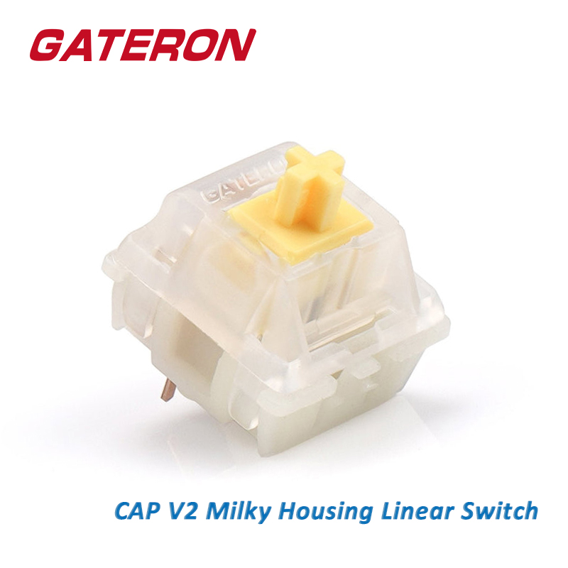 GATERON CAP mleczno-żółty lini – Gaming Accessories Aesthetic recenzja i cena