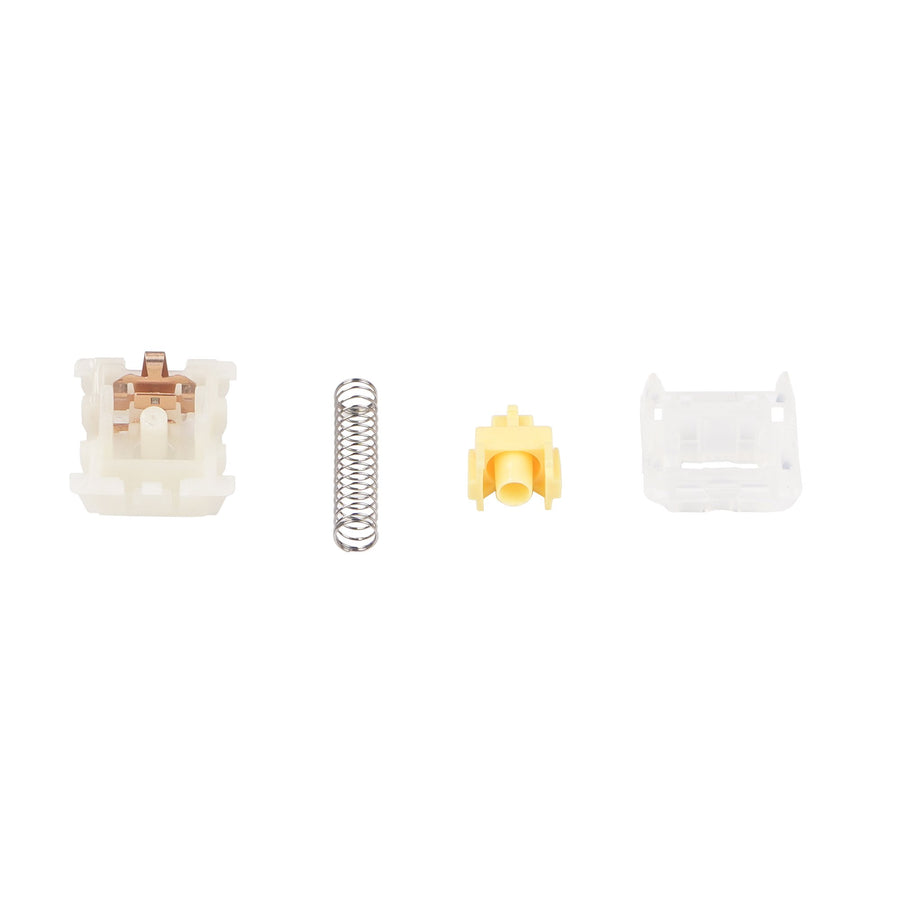 GATERON CAP mleczno-żółty lini – Gaming Accessories Aesthetic recenzja i cena